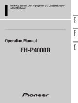 Pioneer FH-P4000R Manuale utente