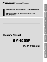 Pioneer GM-6200F Manuale utente