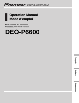 Pioneer DEQ-P6600 Manuale utente