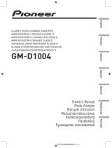 Pioneer GM-D1004 Manuale utente
