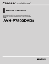 Pioneer AVH-P7500DVDII Manuale utente