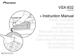 Pioneer VSX-832 Manuale utente