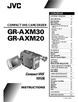 JVC GR-AXM20U Manuale utente