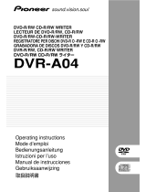 Pioneer DVR DVR-A04 Manuale utente