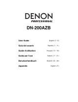 Denon DN-200AVB Manuale utente