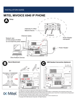 Mitel MiVOICE 6940 Guida d'installazione