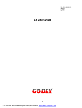 Godex EZ-4 Manuale utente