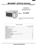 Sharp R-15AT Manuale utente