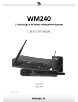 PROEL WM240 Manuale utente
