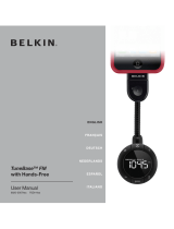 Belkin TuneBase FM with Hands-Free Manuale utente
