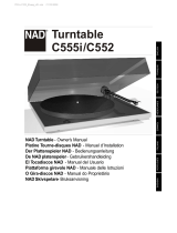 NAD TURNTABLE C 552 Manuale del proprietario