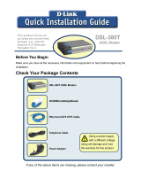 D-Link DSL-320T Quick Instruction Manual