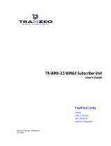 Tranzeo TR-WMX-3.5 Manuale utente