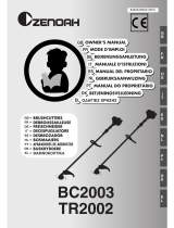 Zenoah TR2002 Manuale del proprietario