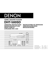 Denon DHT-500SD Operating Instructions Manual