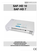 Fracarro SAF-HD 7 Operating Instructions Manual