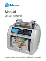 Safescan 2600 Series Manuale utente