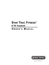 STAR TRAC FITNESS E-TRx Manuale del proprietario