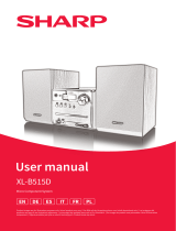 Sharp XL-B515D(BK) Manuale del proprietario