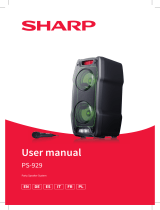 Sharp PS-929 Manuale del proprietario