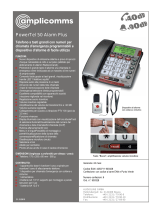 Amplicomms PowerTel 50 Alarm Plus Istruzioni per l'uso
