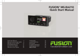 Fusion MS-RA210 Guida Rapida