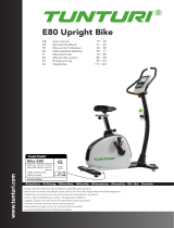Tunturi E80 Upright Bike Manuale del proprietario