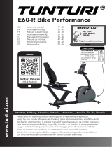 Tunturi E60-R Recumbent Exercise Bike Manuale utente