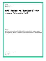 HPE ProLiant XL740f Gen9 User And Maintenance Manual