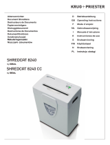 Ideal SHREDCAT 8240 CC Operating Instructions Manual