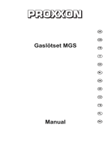 Proxxon Gaslotset MGS Manuale utente
