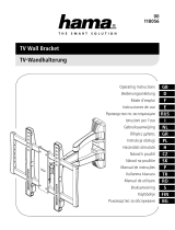 Hama 00118056 TV Wall Bracket Manuale del proprietario
