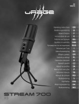 uRAGE 00186019 STREAM 700 HD Gaming Microphone Manuale del proprietario