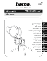 Hama 00139907 Microphone MIC-USB Stream Manuale del proprietario