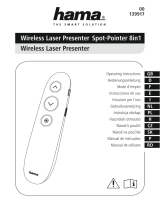 Hama Wireless Laser Presenter Spot-Pointer 8in1 Manuale del proprietario