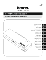 Hama USB 3.1 SATA Hard Drive Adapter Manuale del proprietario