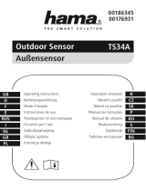 Hama 00186345 TS34A Outdoor Sensor Manuale del proprietario