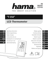 Hama T-350 LCD Thermometer Manuale del proprietario