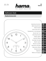 Hama 00186414 Bathroom Clock Manuale del proprietario