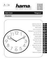 Hama 00186389 Wall Clock Manuale del proprietario