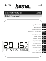 Hama 00186352 Jumbo Digital Radio Wall Clock Manuale del proprietario