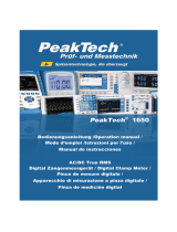 PeakTech P 1650 Manuale del proprietario