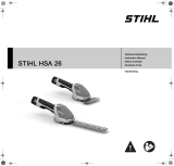 STIHL Akku Heckenschere / Heckenschneider HSA 26 Set AS 2 + AL 1 Manuale utente