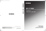 Yamaha RX-V3800 - AV Receiver Manuale del proprietario
