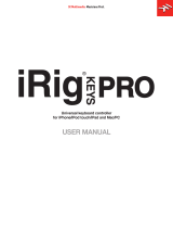 IK Multimedia iRig Keys Pro Manuale utente