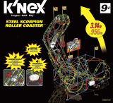 K'Nex Imagine-Build-Play STEEL SCORPION ROLLER COASTER Manuale utente