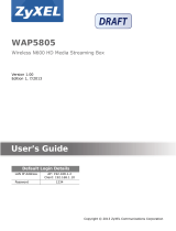 ZyXEL Communications WAP5805 Manuale utente