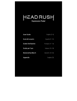HeadRush Expression Pedal Manuale utente
