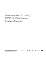 Alienware AW2521HFA Guida utente