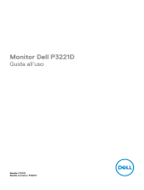Dell P3221D Guida utente